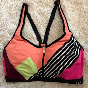 VSX Vibrant Zip-Front Sports Bra